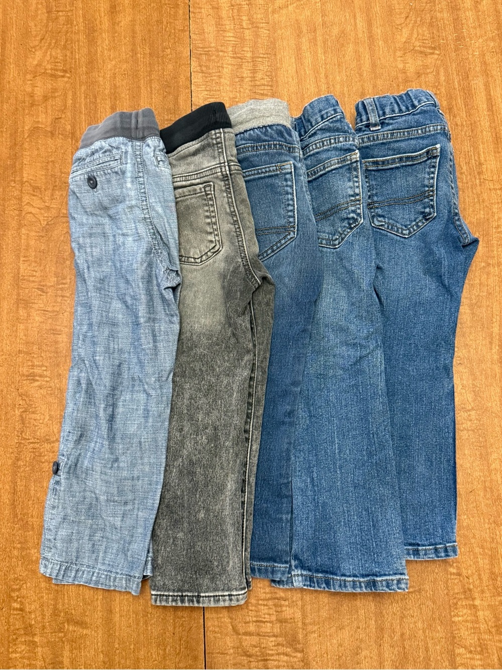 4T Boys Denim & Chambray Pants Lot